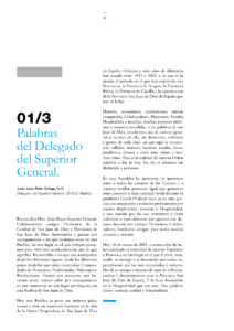 330 | 01-3 Palabras del Delegado del Superior General