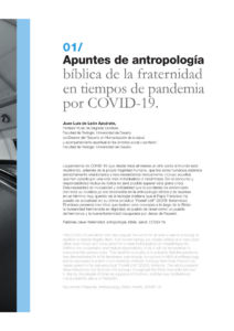 329 | 01 Apuntes de antropología bíblica de la fraternidad en tiempos de pandemia por COVID-19