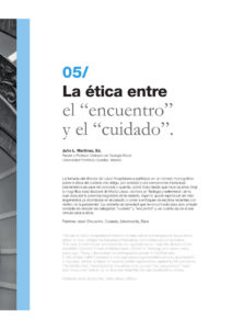 329 | 05 La ética entre el “encuentro” y el “cuidado”