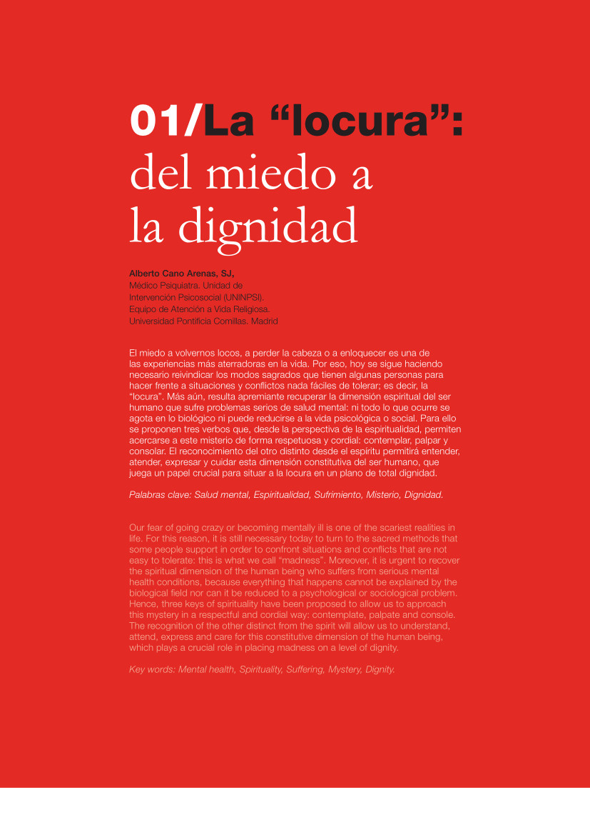 Labor Hospitalaria_2020-1_326_art 01 326 | 01 La “locura”: del miedo a la dignidad