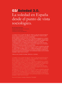 326 | 03 Soledad 3.0. La soledad en España desde el punto de vista sociológico