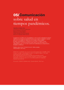 328 | 05 Comunicación sobre salud en tiempos pandémicos