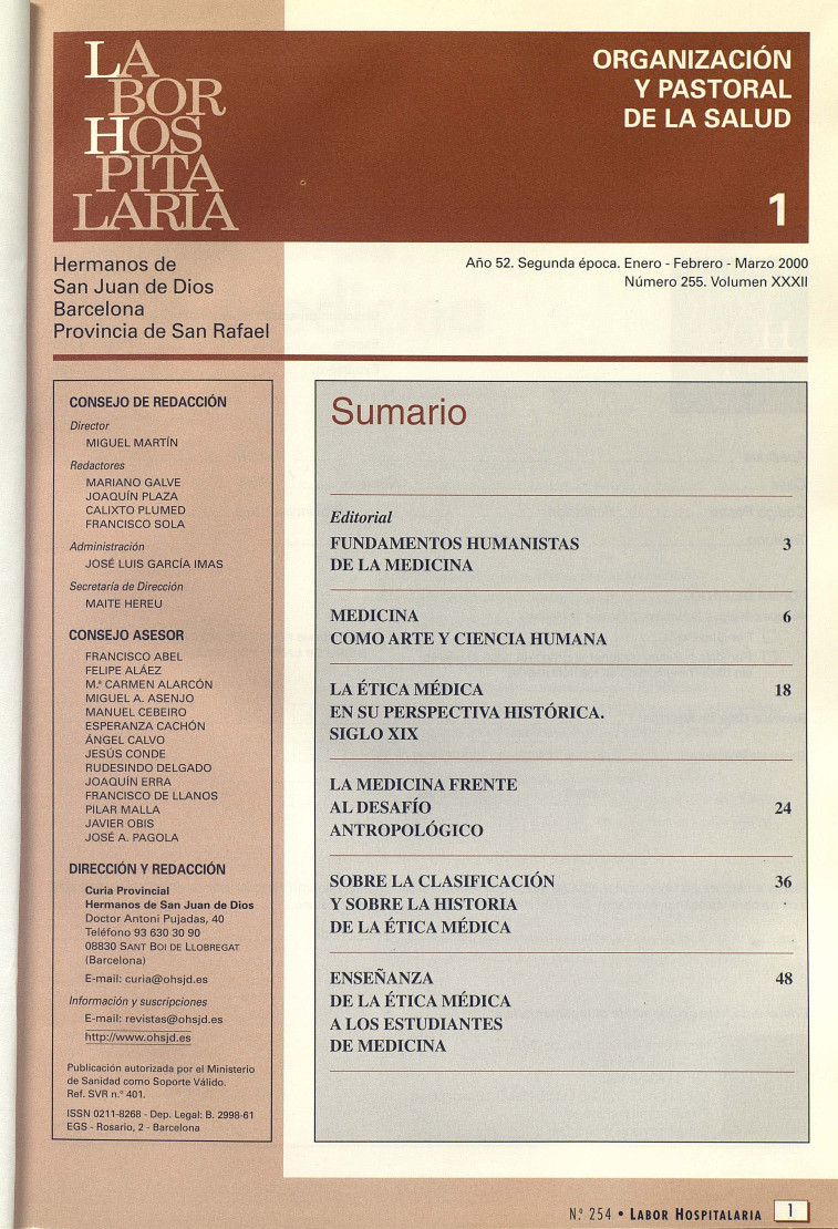 Labor Hospitalaria_2000_255 NUM.255