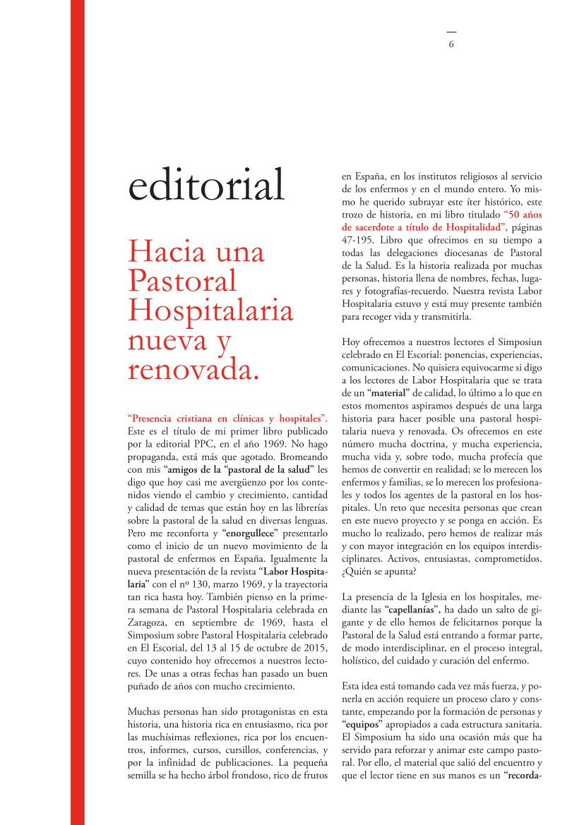 Labor Hospitalaria_2016_3_316_editorial NUM.316 | editorial