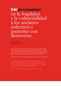 318 | 04 Acompañar en la fragilidad y la vulnerabilidad a los ancianos enfermos y pacientes con demencias