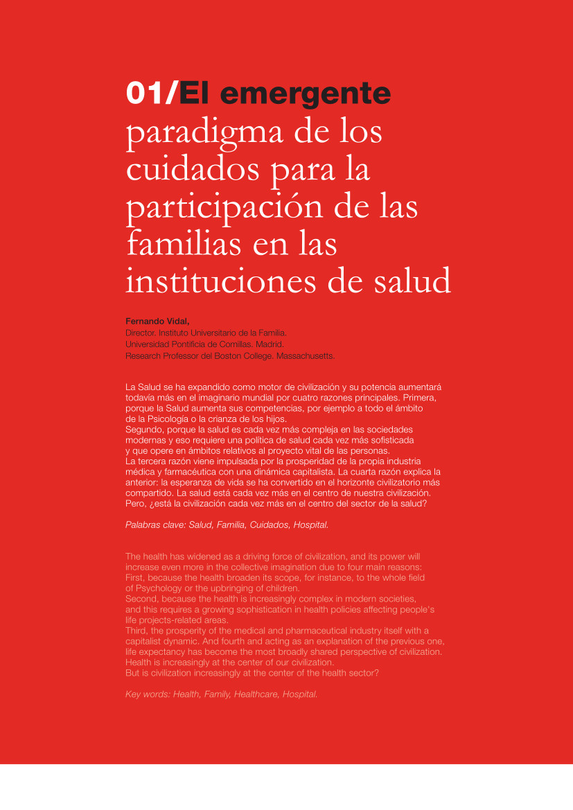 Labor Hospitalaria_2018-1_320_art 01 320 | 01 El emergente paradigma de los cuidados para la participación de las familias en las instituciones de salud