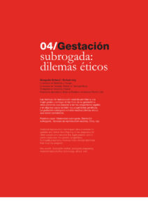 321 | 04 Gestación subrogada: dilemas éticos