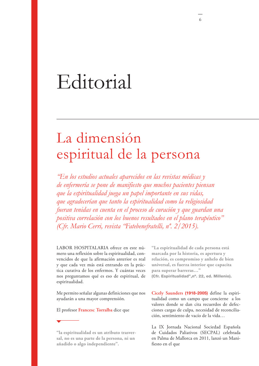 Labor Hospitalaria_2018-3_322_editorial NUM.322 | editorial